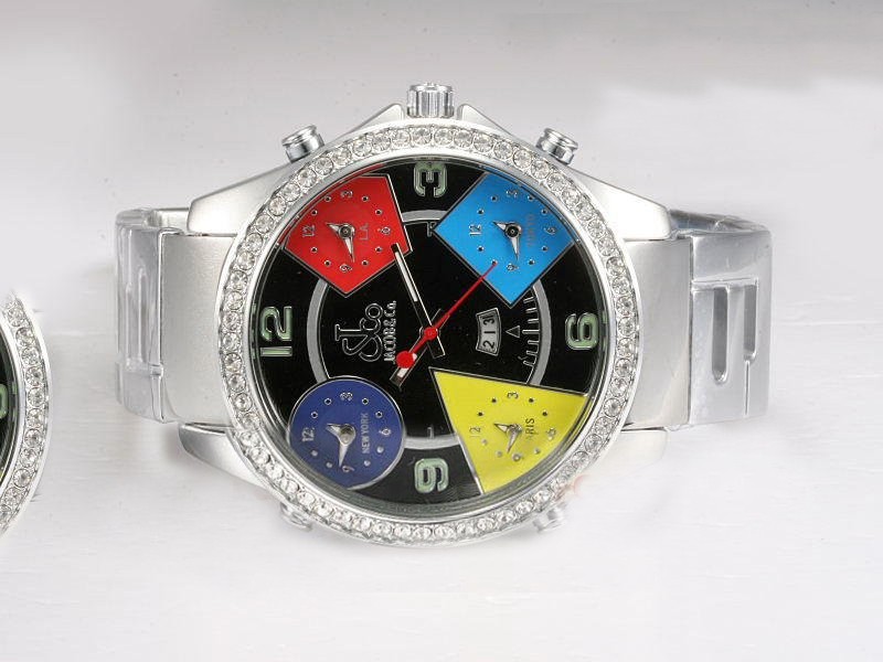 Jacob & Co Diamond Bezel Black Dial Montre
