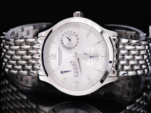 Jaeger-Lecoultre Full White Dial and Silver Case-SSband Strap Montre