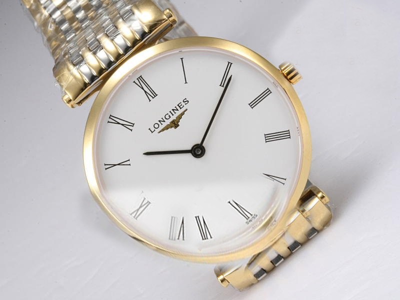 Longines Brown Dial with Black Bezel Montre