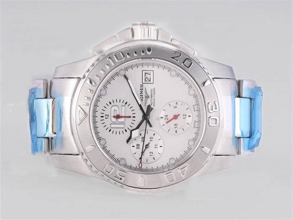 Longines Black Dial-Same Chassis As 7750-High Quality Montre