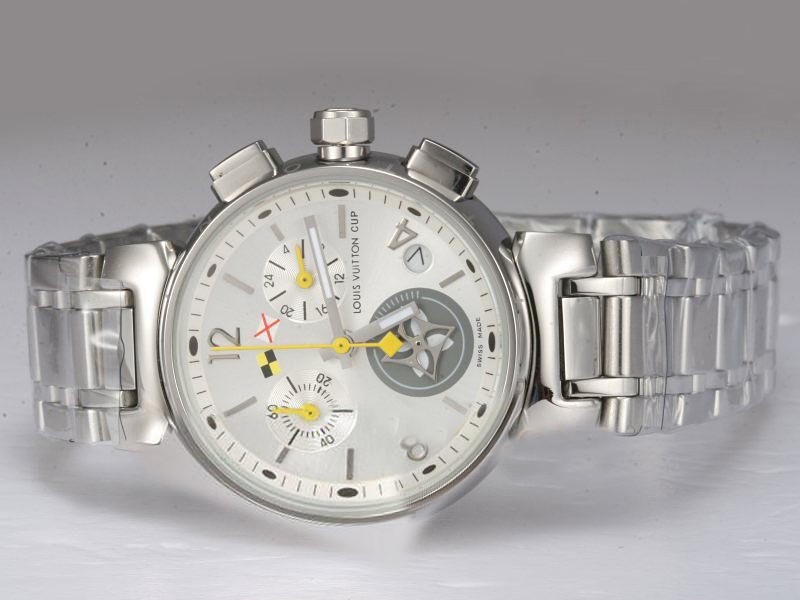 Louis Vuitton Tambour White Dial Lady Model Montre
