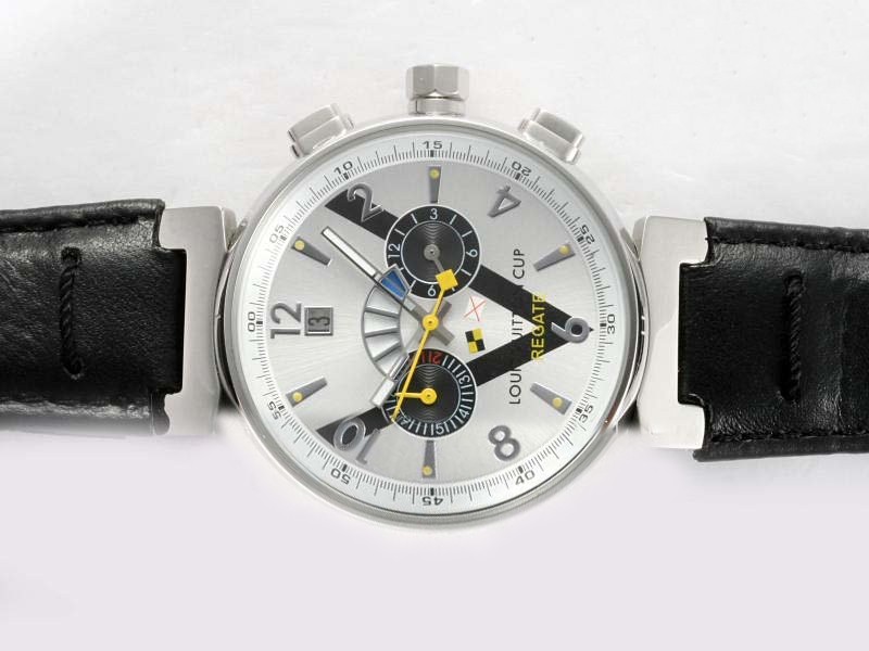 Louis Vuitton Cup Silver Dial Montre
