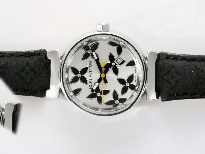 Louis Vuitton Tambour White Dial Lady Model Montre