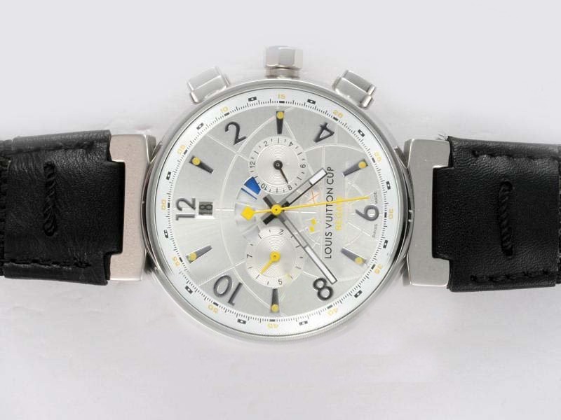 Louis Vuitton Cup Silver Dial Montre