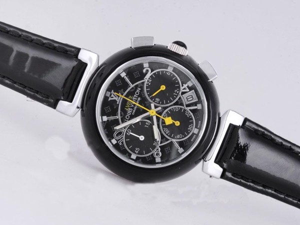 Louis Vuitton Lv277 Black Dial-Lady Size Montre