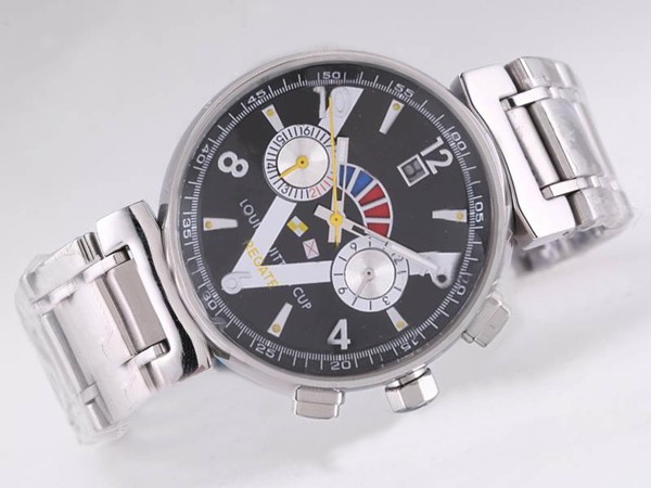 Louis Vuitton Cup Black Dial Montre