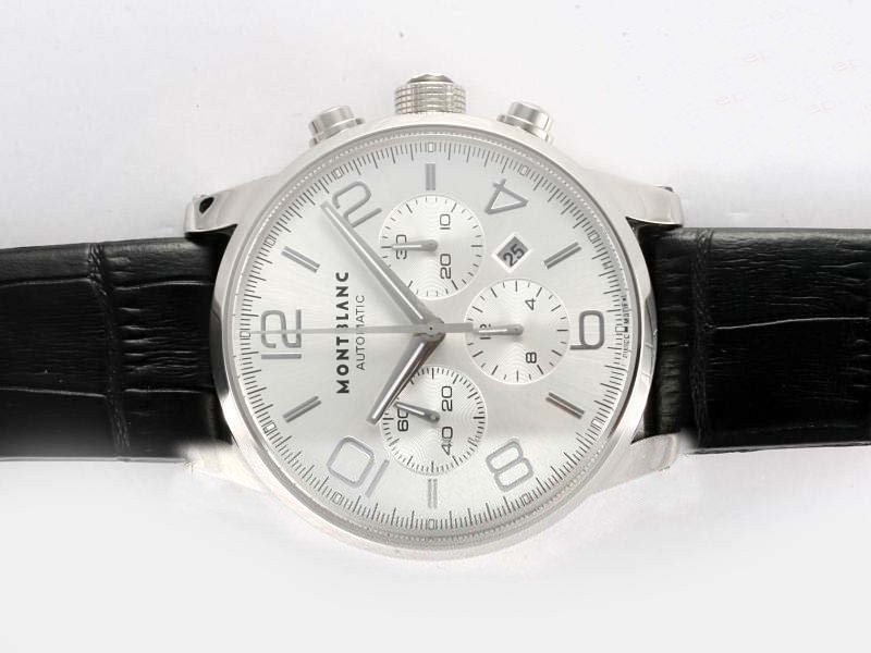 Montblanc Time Silver Dial Montre