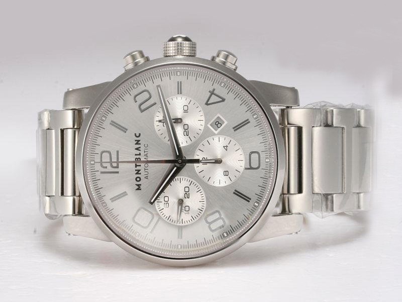 Montblanc Time Silver Dial Montre