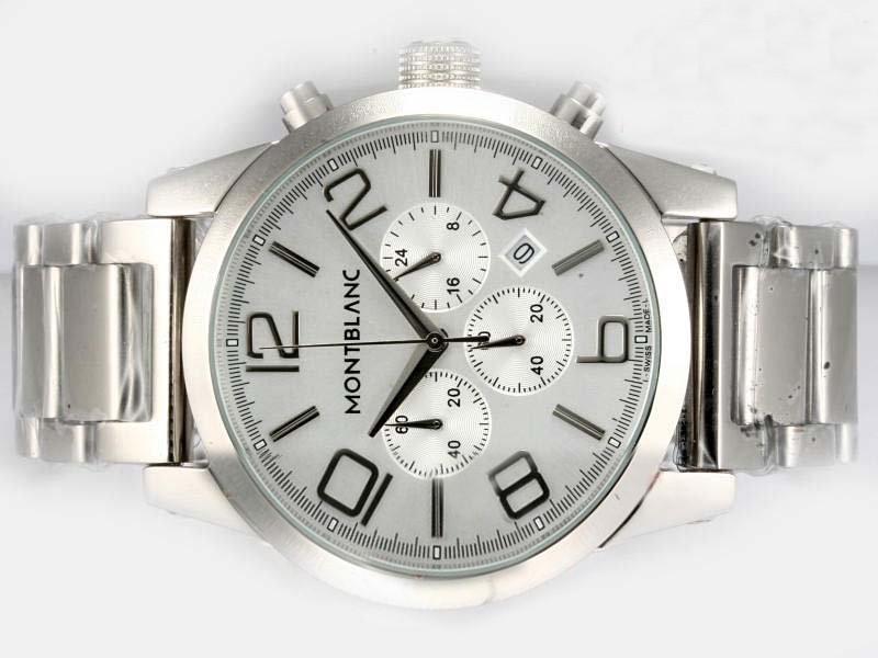 Montblanc Time Silver Dial Montre