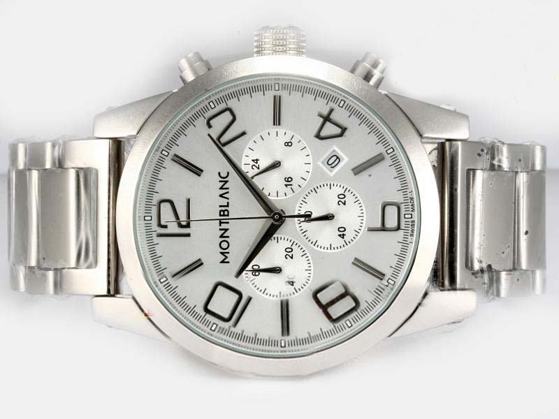 Montblanc Time Silver Dial Montre