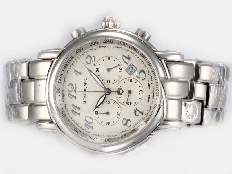Montblanc Time White Dial Montre