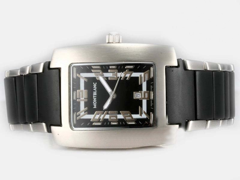 Montblanc Profile Black Dial Montre