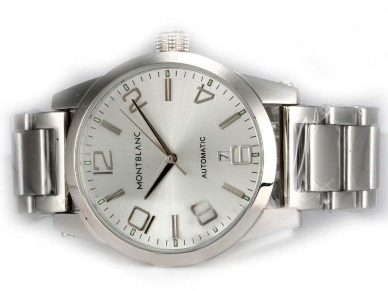 Montblanc Time Silver Dial Montre
