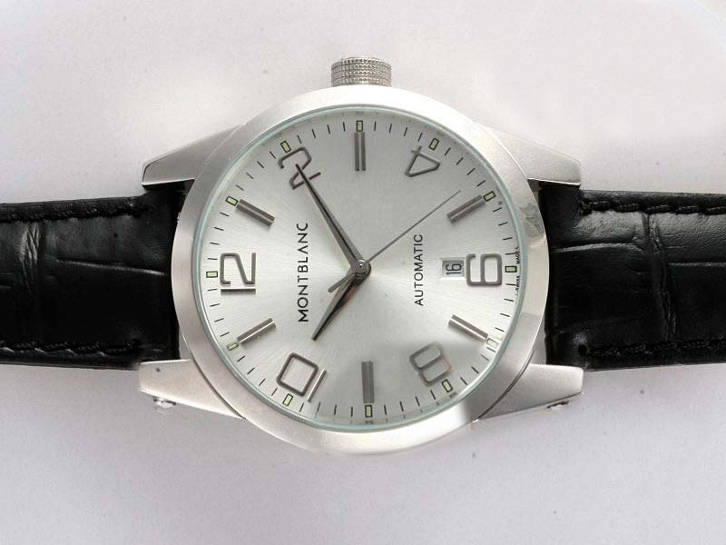 Montblanc Time Silver Dial Montre