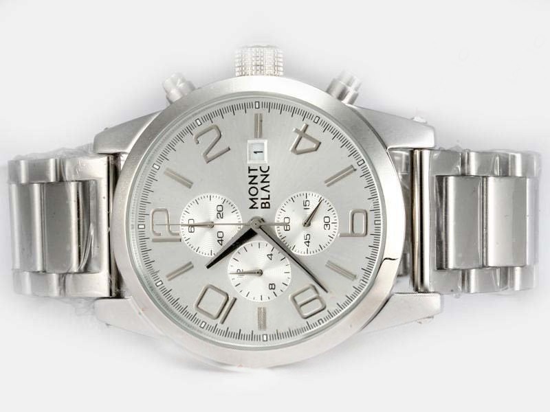 Montblanc Time Silver Dial Montre