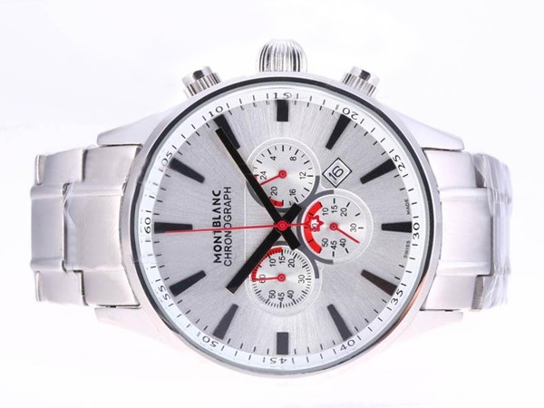 Montblanc Time Silver Dial Montre