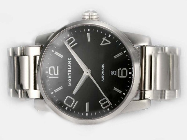 Montblanc Time Swiss ETA 2836 Movement-Black Dial Montre