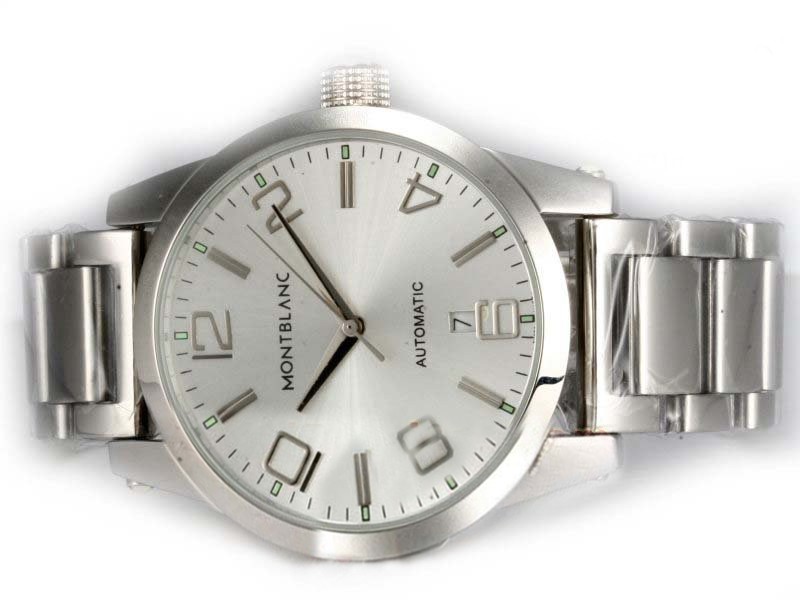 Montblanc Time Silver Dial Montre