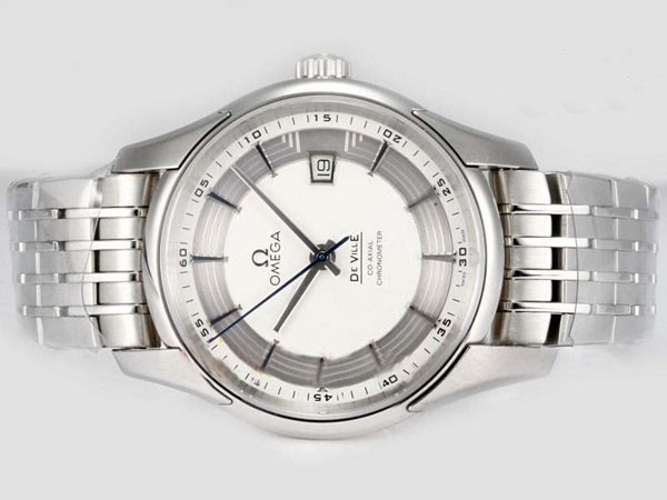 Omega Hour Vision White Dial Montre