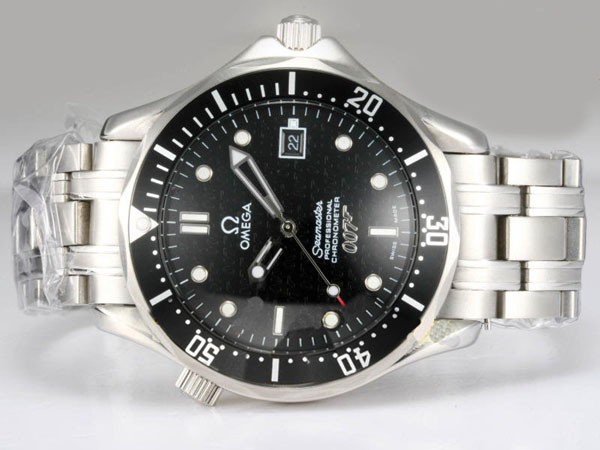 Omega Seamaster Black Dial and Bezel Montre