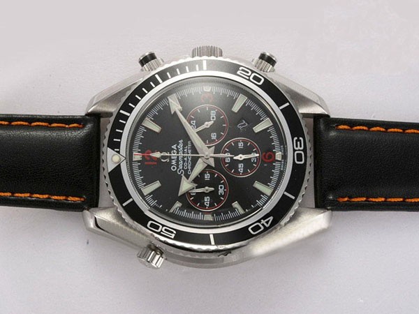 Omega Seamaster Black Bezel and Dial Montre
