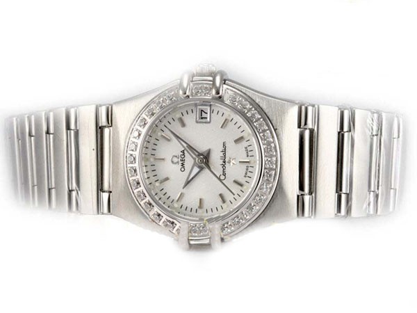 Omega Constellation White Dial-Lady Size Montre