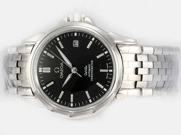 Omega De Ville Black Dial Montre