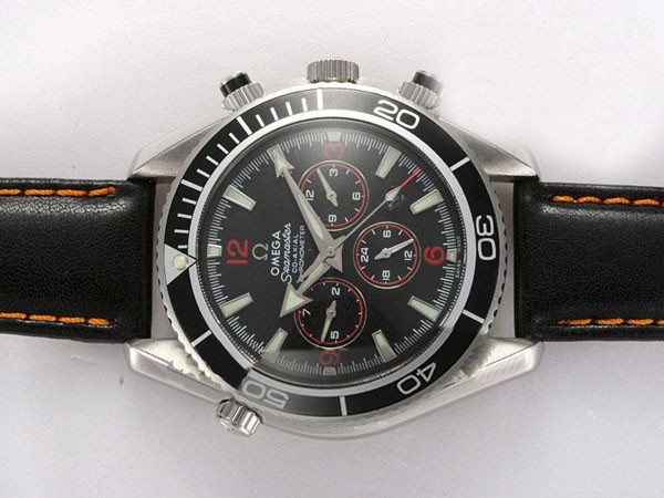 Omega Seamaster Black Bezel and Dial Montre