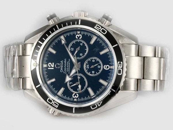 Omega Seamaster Black Dial-AR Coating Montre