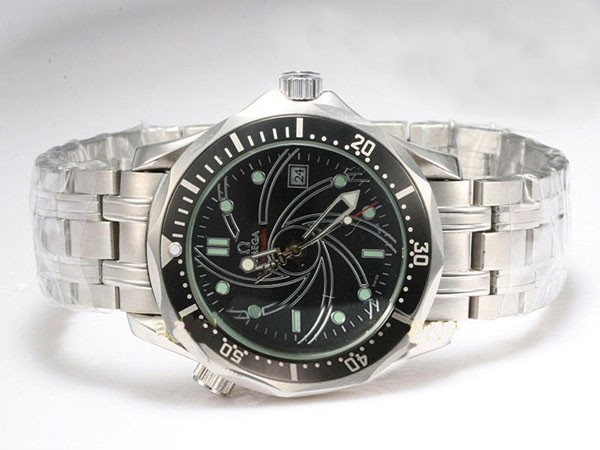 Omega Seamaster Black Dial and Bezel Montre
