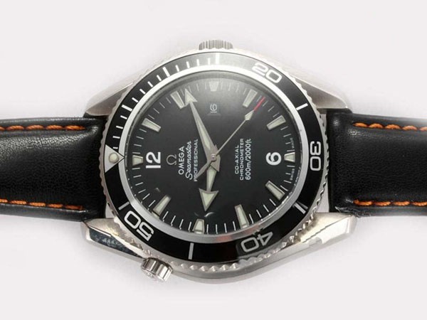 Omega Seamaster Black Bezel and Dial Montre