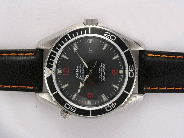 Omega Seamaster Black Bezel and Dial Montre