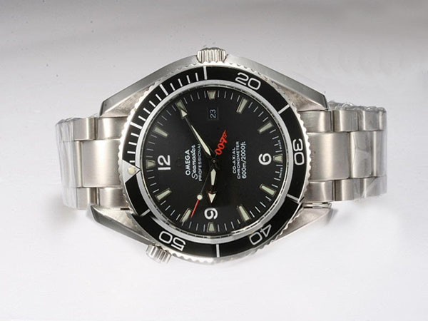 Omega Seamaster Black Dial and Bezel Montre