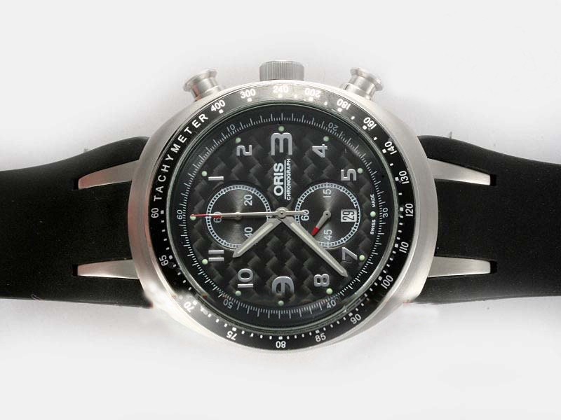 Oris Black Carbon Fibre Style Dial Montre