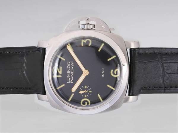 Panerai Luminor PVD Case-Checkered Dial Montre Panerai Luminor PVD Case-Checkered Dial Montre