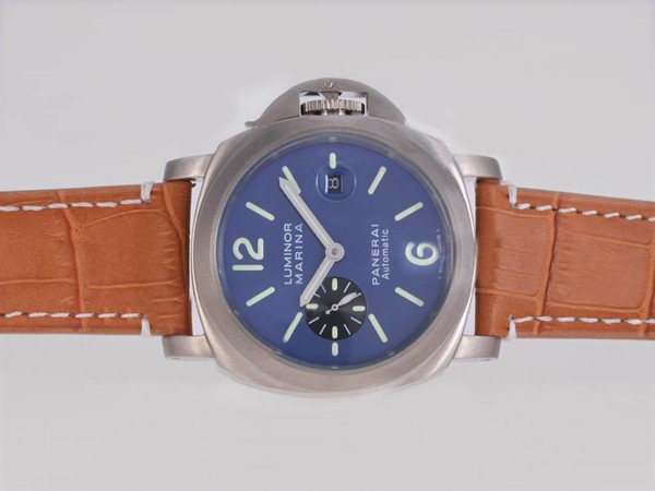 Panerai Luminor Blue Dial-Full Titanium Case Montre