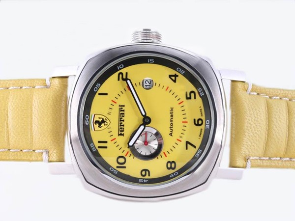 Panerai Ferrari Yellow Dial and Strap Montre