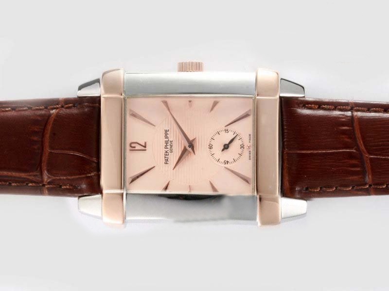 Patek Philippe Two Tone Case With Champagne Dial Montre