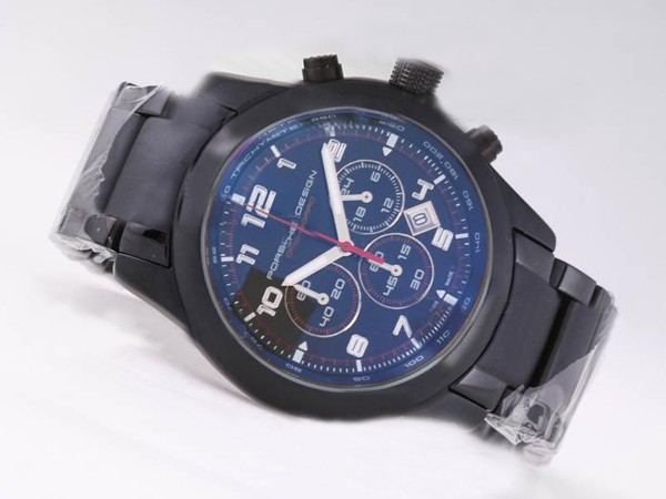 Porsche Design Full PVD With Black Dial Montre
