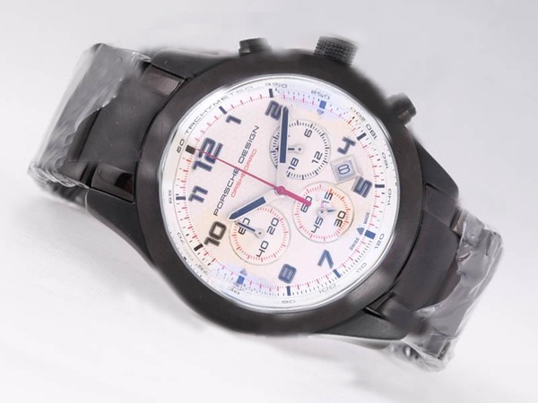 Porsche Design Full PVD With White Dial Montre Porsche Design Full PVD With White Dial Montre