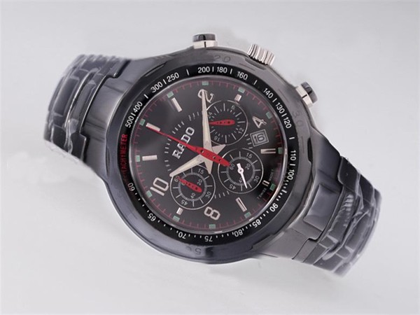 Rado Sintra Working Chronograph Authentic Ceramic With Black Dial Montre