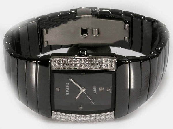 Rado DiaStar Authentic Ceramic Diamond Bezel Man Size Montre Rado DiaStar Authentic Ceramic Diamond Bezel Man Size Montre