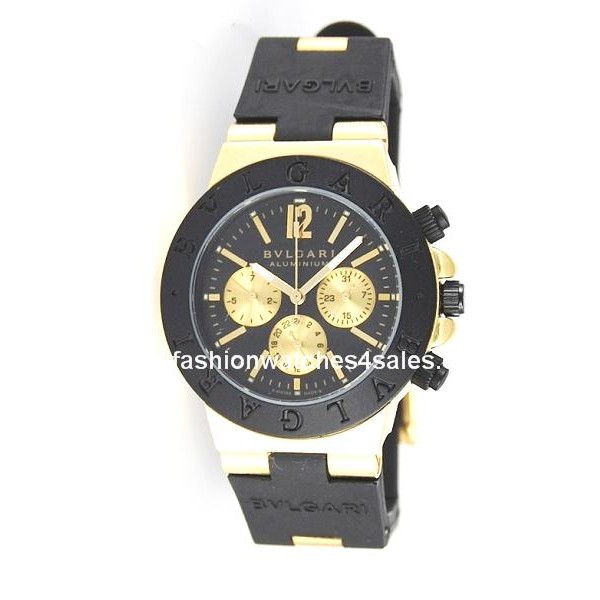 Réplique Bulgari Diagono Aluminium hommes montre AC68BTAVD.SLN