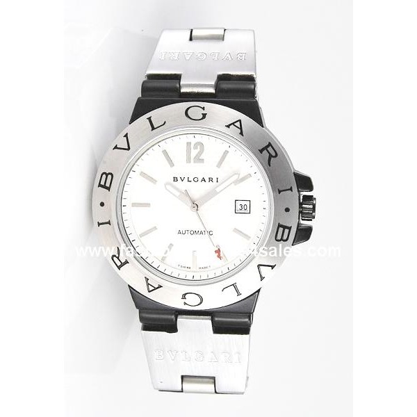 Réplique Bulgari Diagono Aluminium hommes montre AL45BTAVD