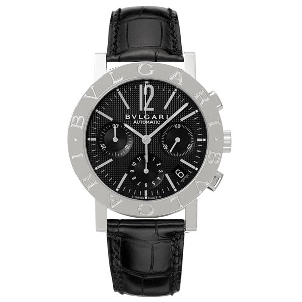 Réplique Bvlgari Bulgari Chronograph hommes montre BB38BSLDCH.N