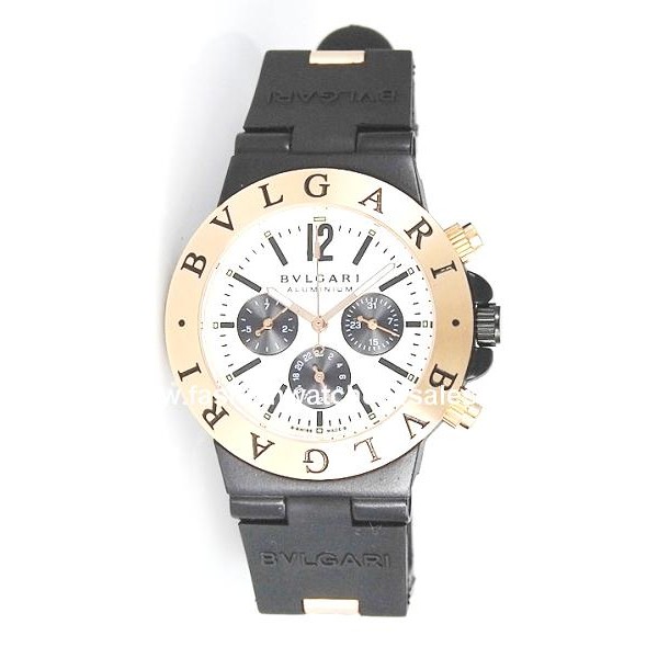 Réplique Bvlgari Diagono Aluminium Quartz hommes montre AC65BTAVD