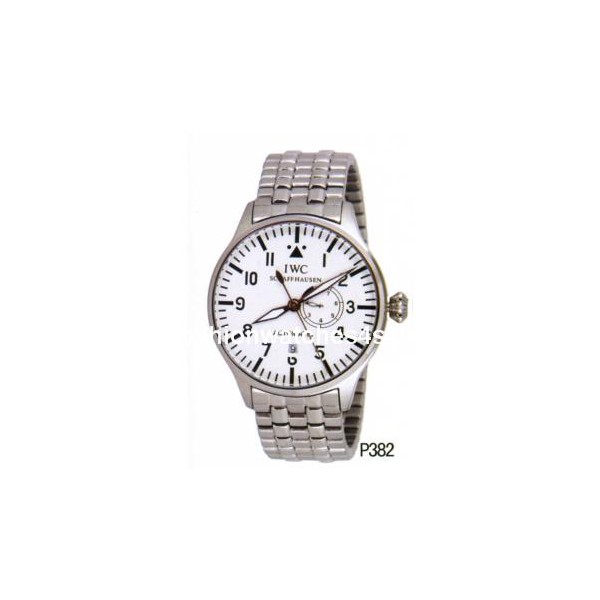 Réplique IWC Big Pilot 7 Jours automatique avec cadran blanc-Nouvelle Version