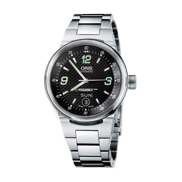 réplique Oris WilliamsF1 Team Day Date hommes montre 635.7560.41.64.MB