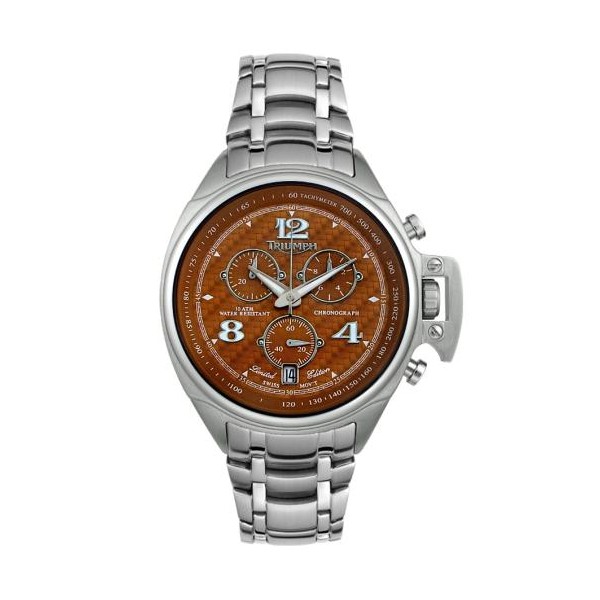 Réplique Triumph Motorcycles hommes montre 3015-66