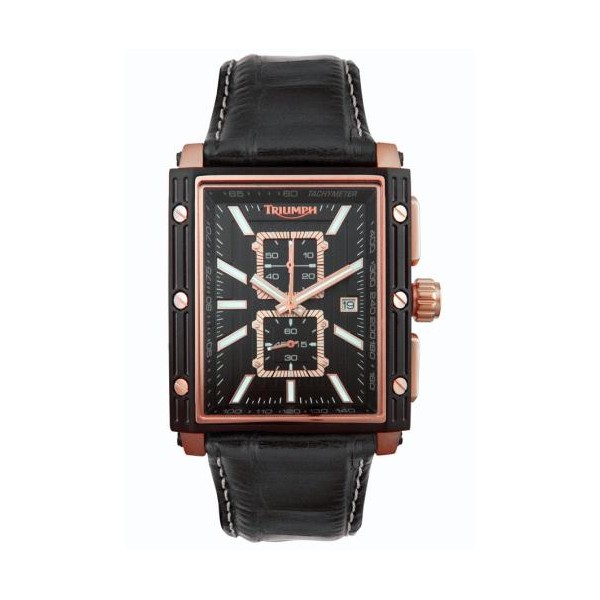 Réplique Triumph Motorcycles hommes montre 3038-03